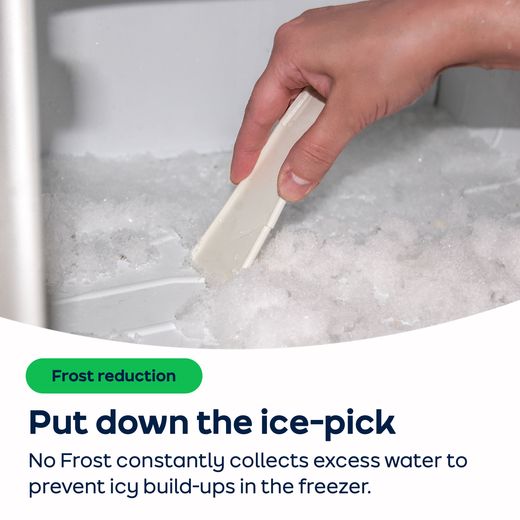 NEFF N50 Integrated Frost Free Under Counter Freezer with Fixed Door Fixing Kit - AO Annotation - No Frost